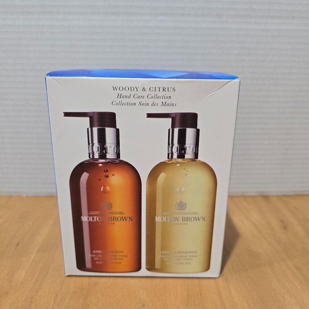 Molton Brown London 2pc Woody &‎ Citrus Hand Care Collection 10 Fl. Oz. Each NEW